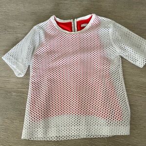 Sandro shirt red and white